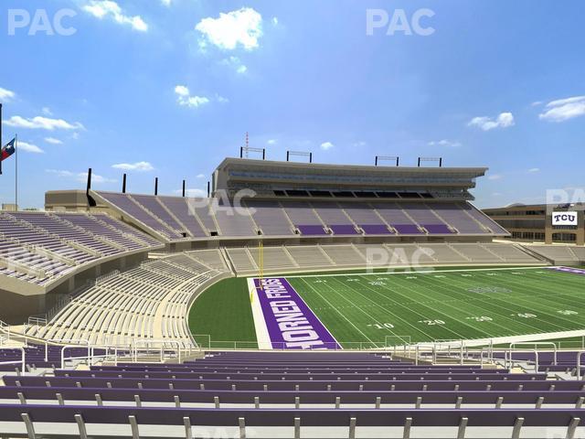 Seating view for Amon G Carter Stadium Section 213