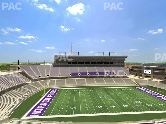 Seating view for Amon G Carter Stadium Section 308