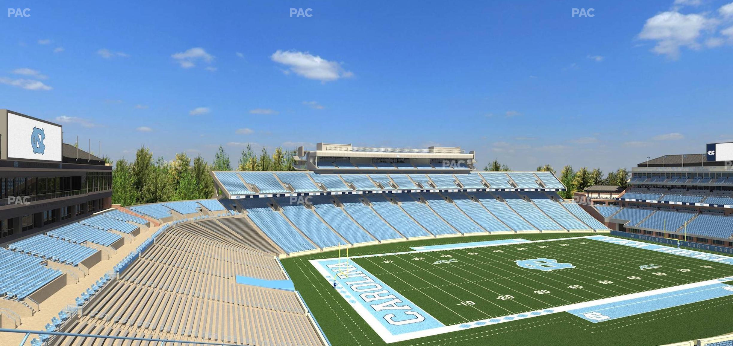 Seating view for Kenan Memorial Stadium Section 219