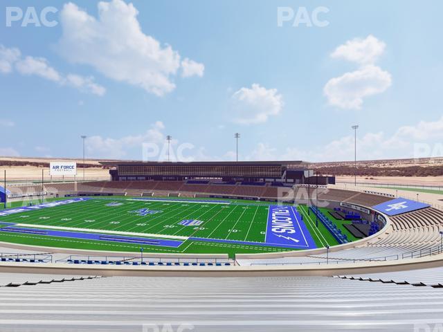 Seating view for Falcon Stadium Section M 5