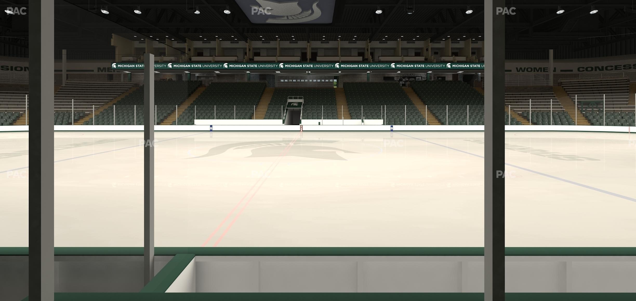 Seating view for Munn Ice Arena Section I