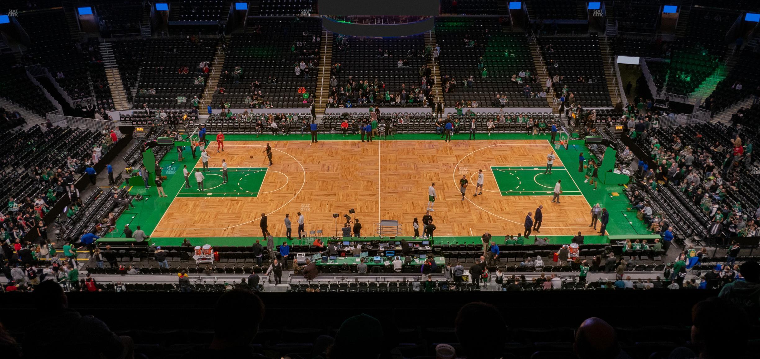 Seating view for TD Garden Section Balcony 301