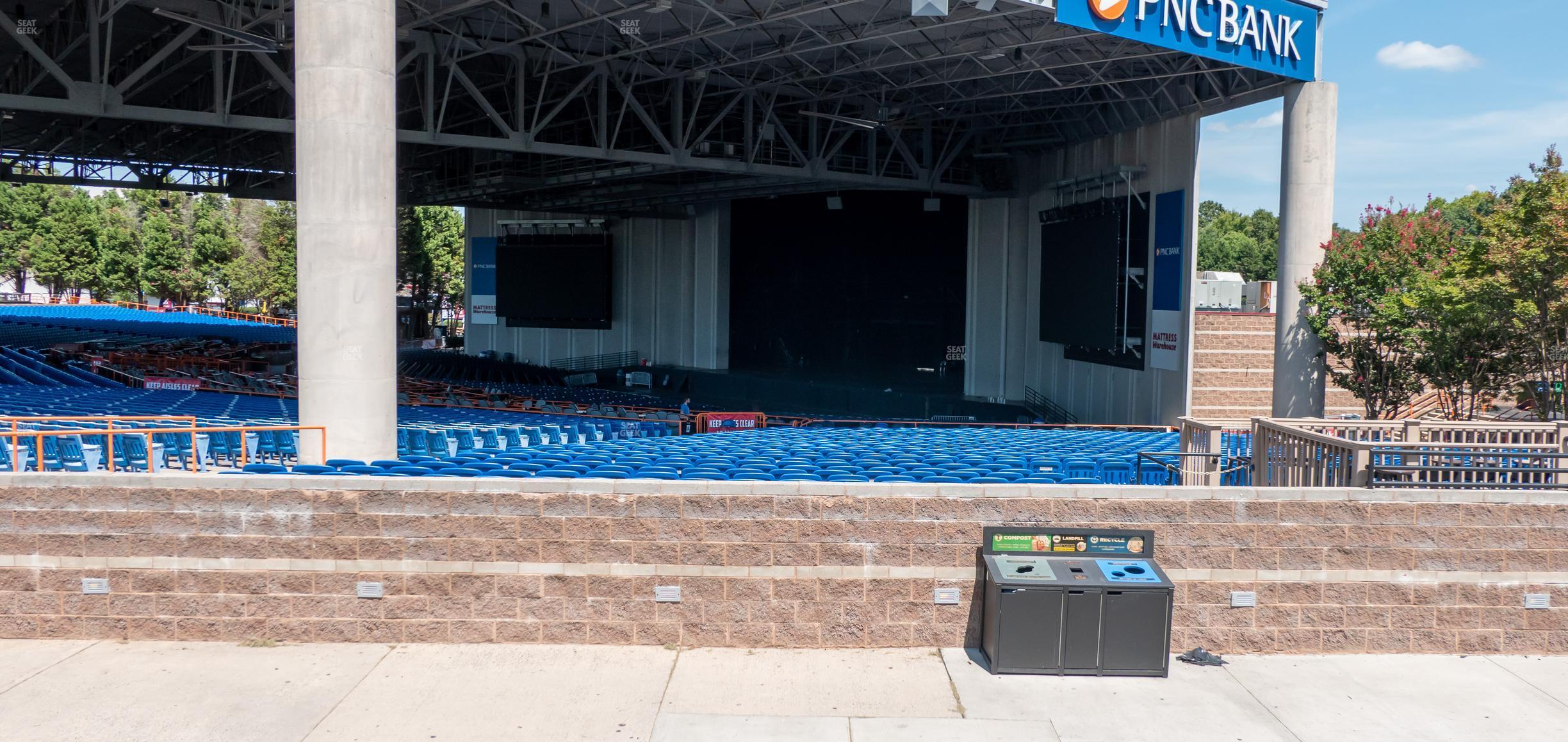 Seating view for PNC Music Pavilion Section Terrace 10