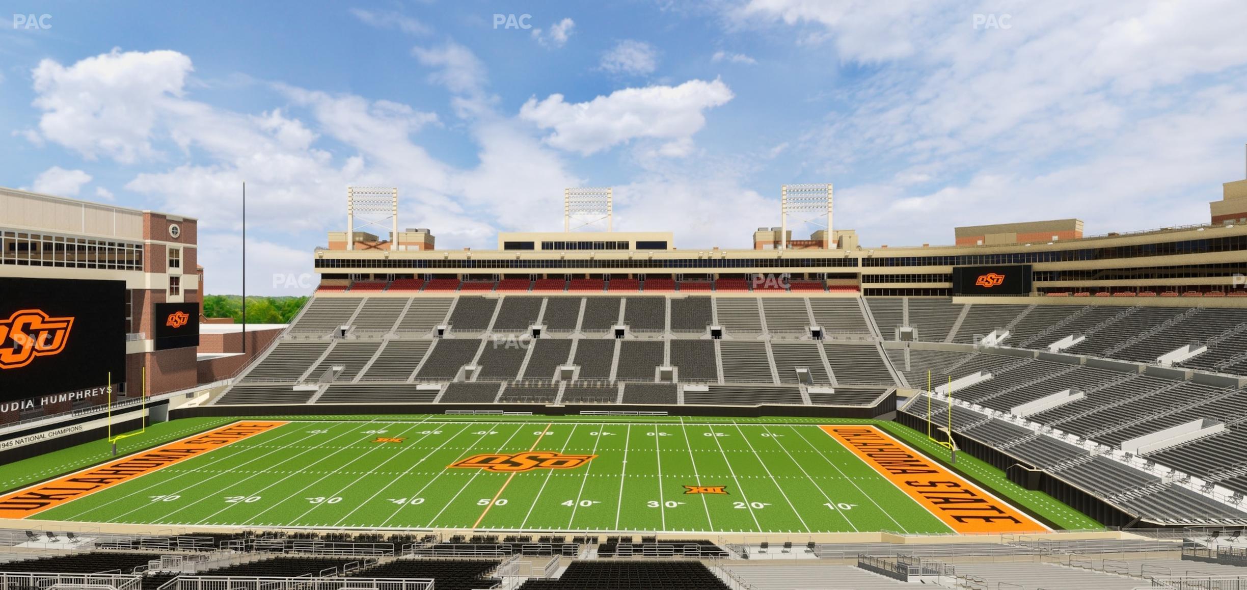 Seating view for Boone Pickens Stadium Section 234