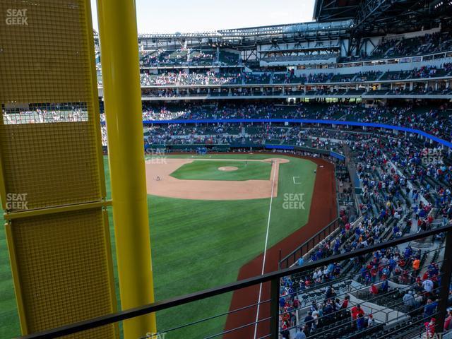 Seating view for Globe Life Field Section Sb 1