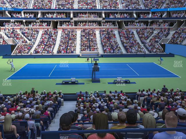 Seating view for Arthur Ashe Stadium Section Suite 136