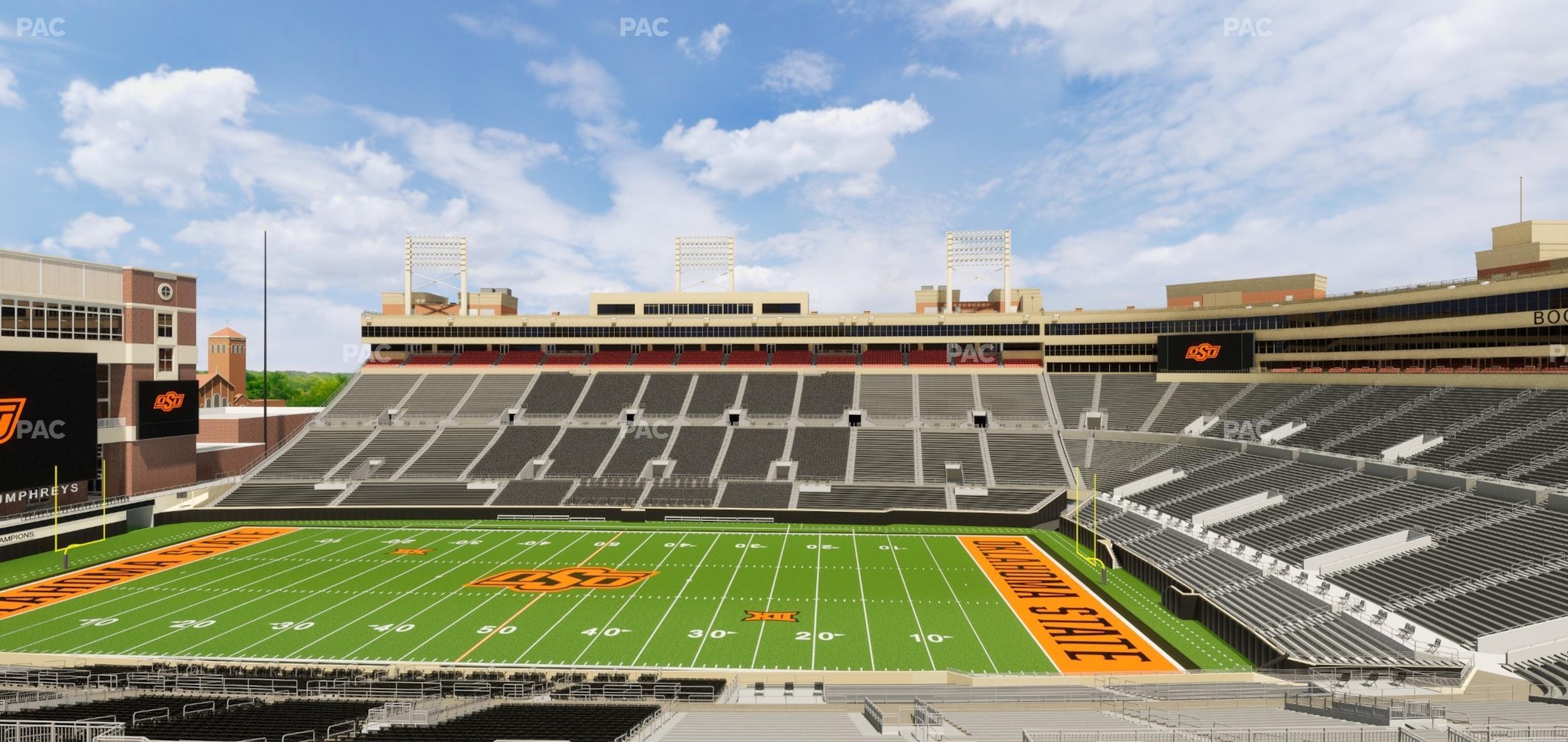 Seating view for Boone Pickens Stadium Section 233