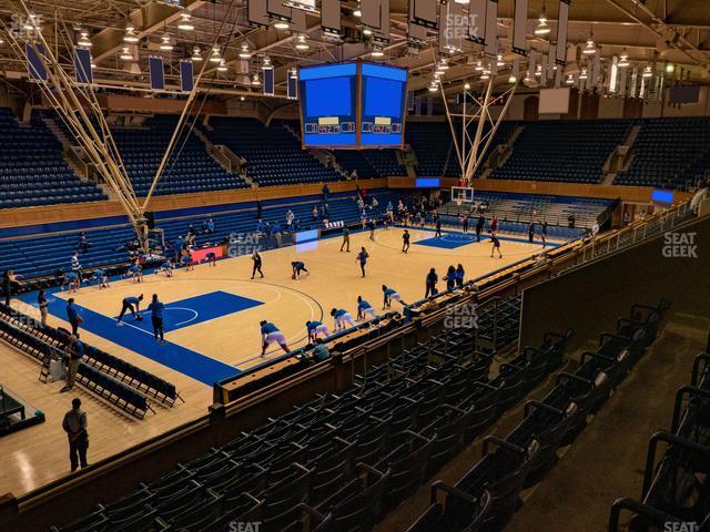 Seating view for Cameron Indoor Stadium Section 12