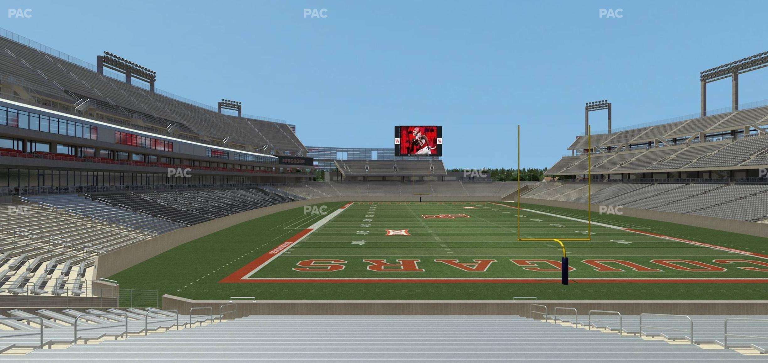 Seating view for TDECU Stadium Section 139