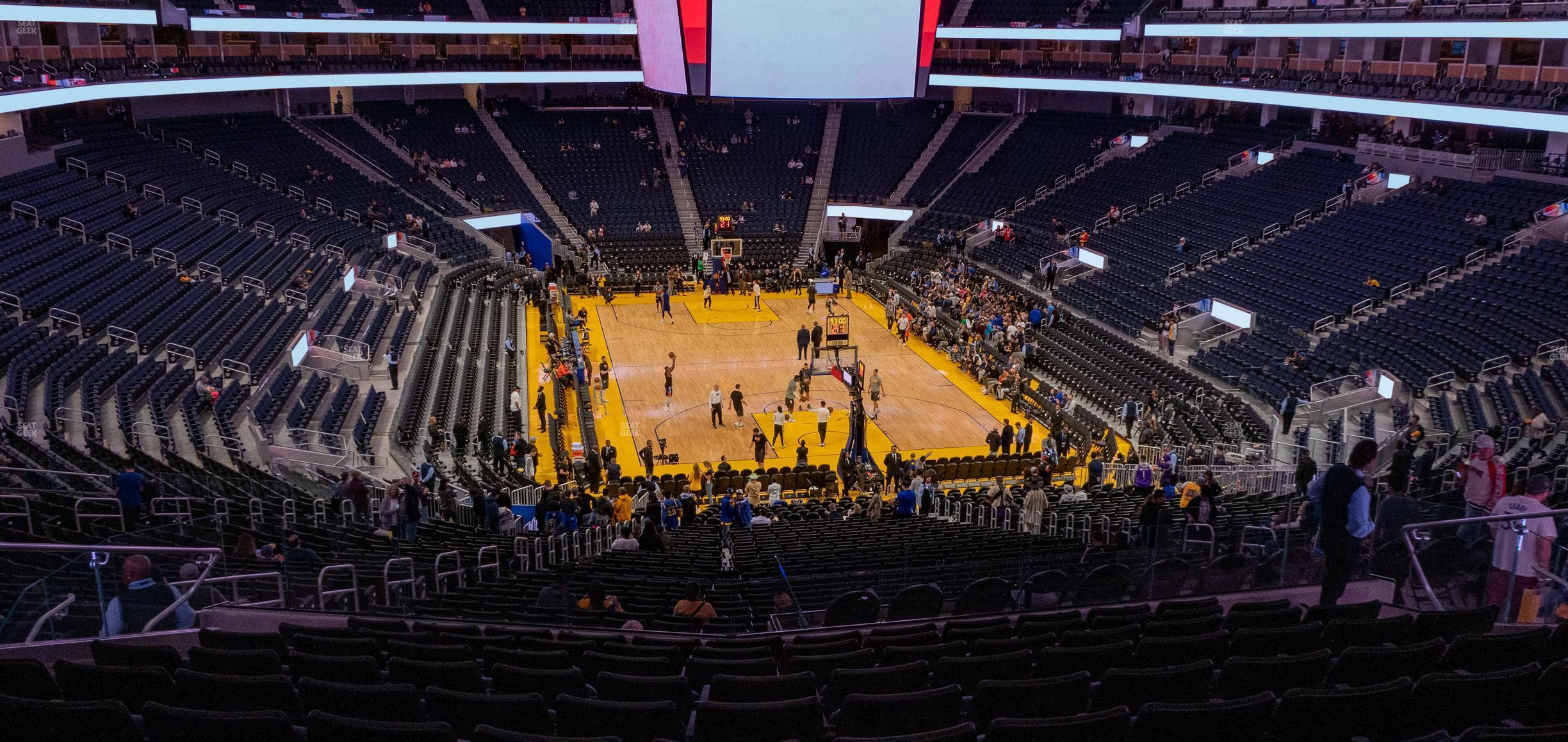 Seating view for Chase Center Section 128