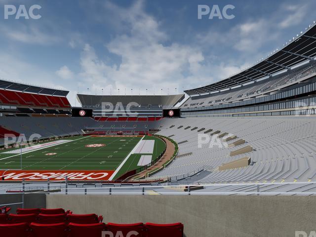 Seating view for Bryant Denny Stadium Section South Zone 2