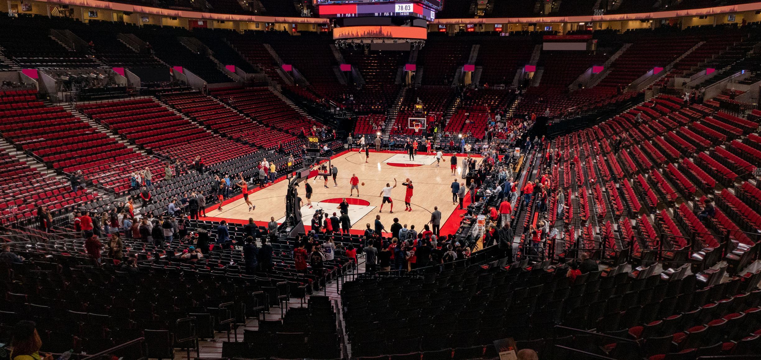 Seating view for Moda Center Section 207