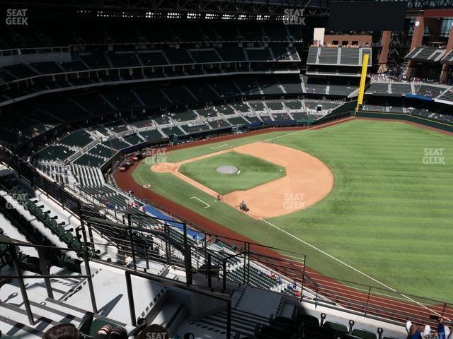 Seating view for Globe Life Field Section 321