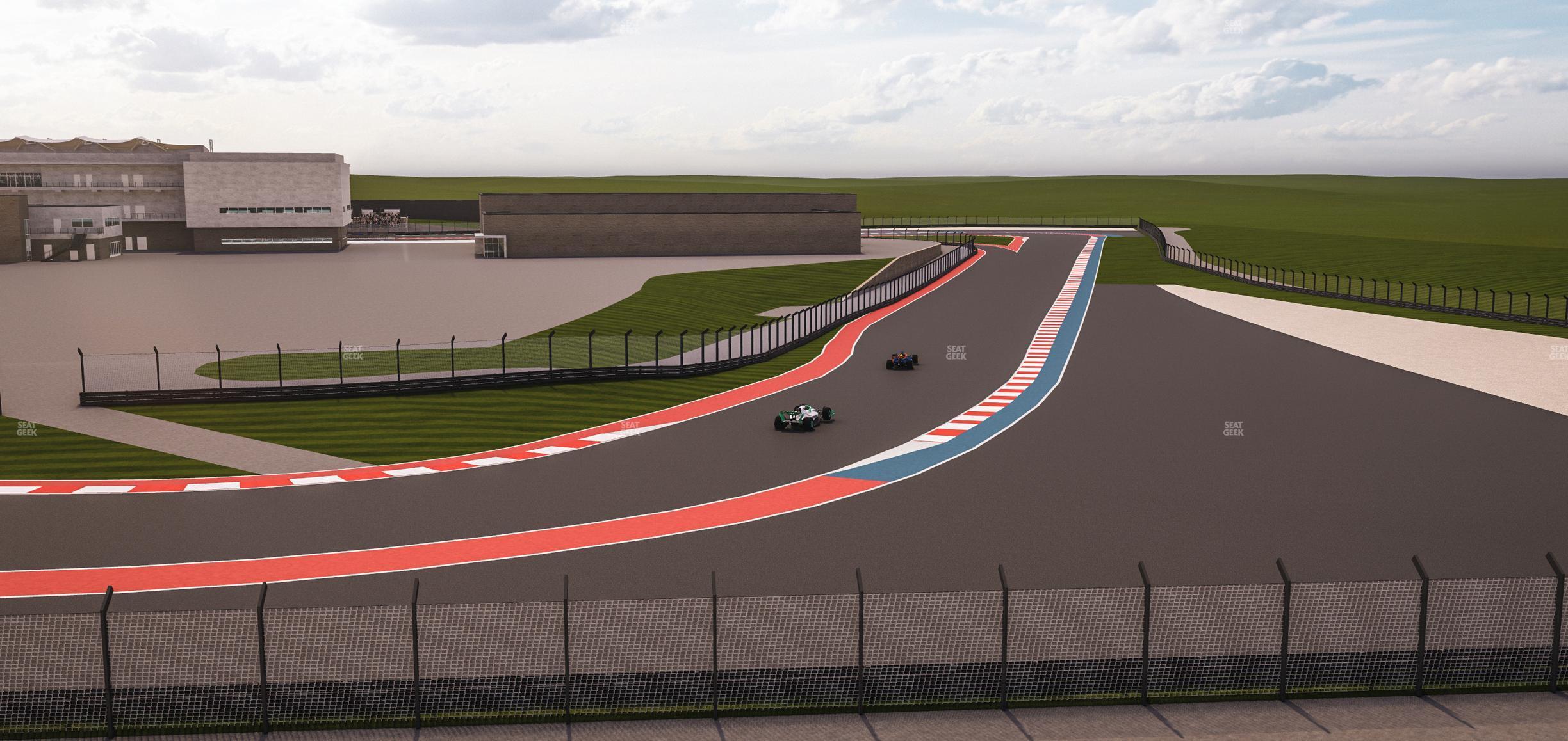 Seating view for Circuit of The Americas Section Turn 19 Bleachers 10