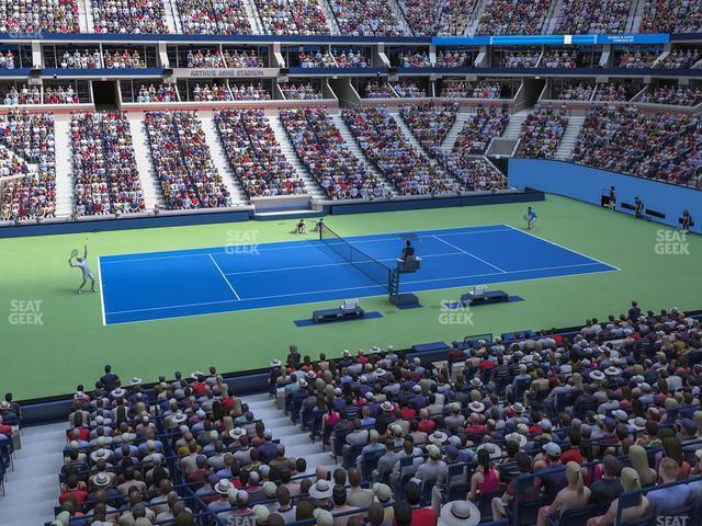 Seating view for Arthur Ashe Stadium Section Suite 234