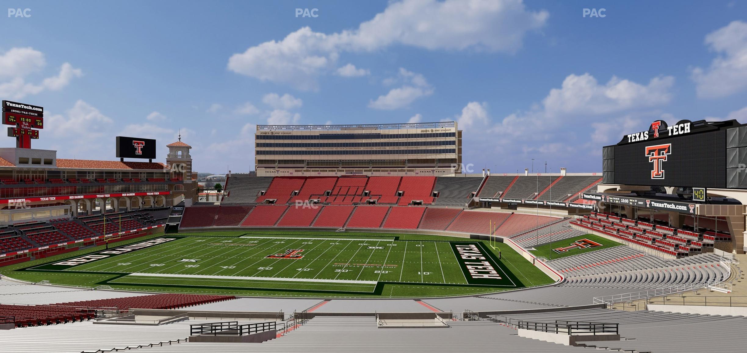 Seating view for Jones AT&T Stadium Section 117