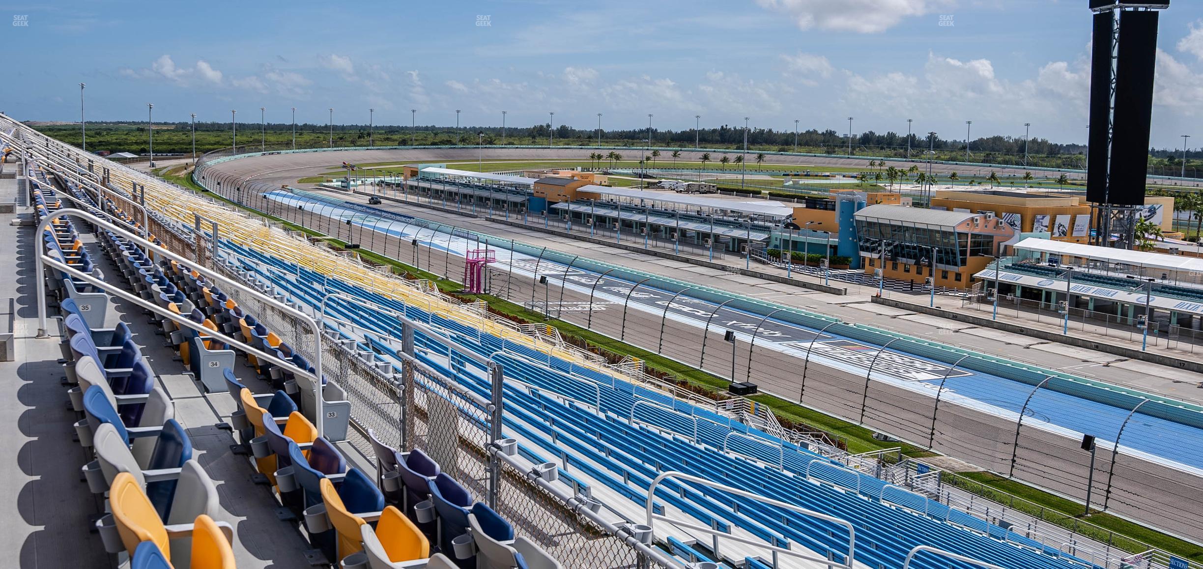 Seating view for Homestead-Miami Speedway Section Speedway Club 318