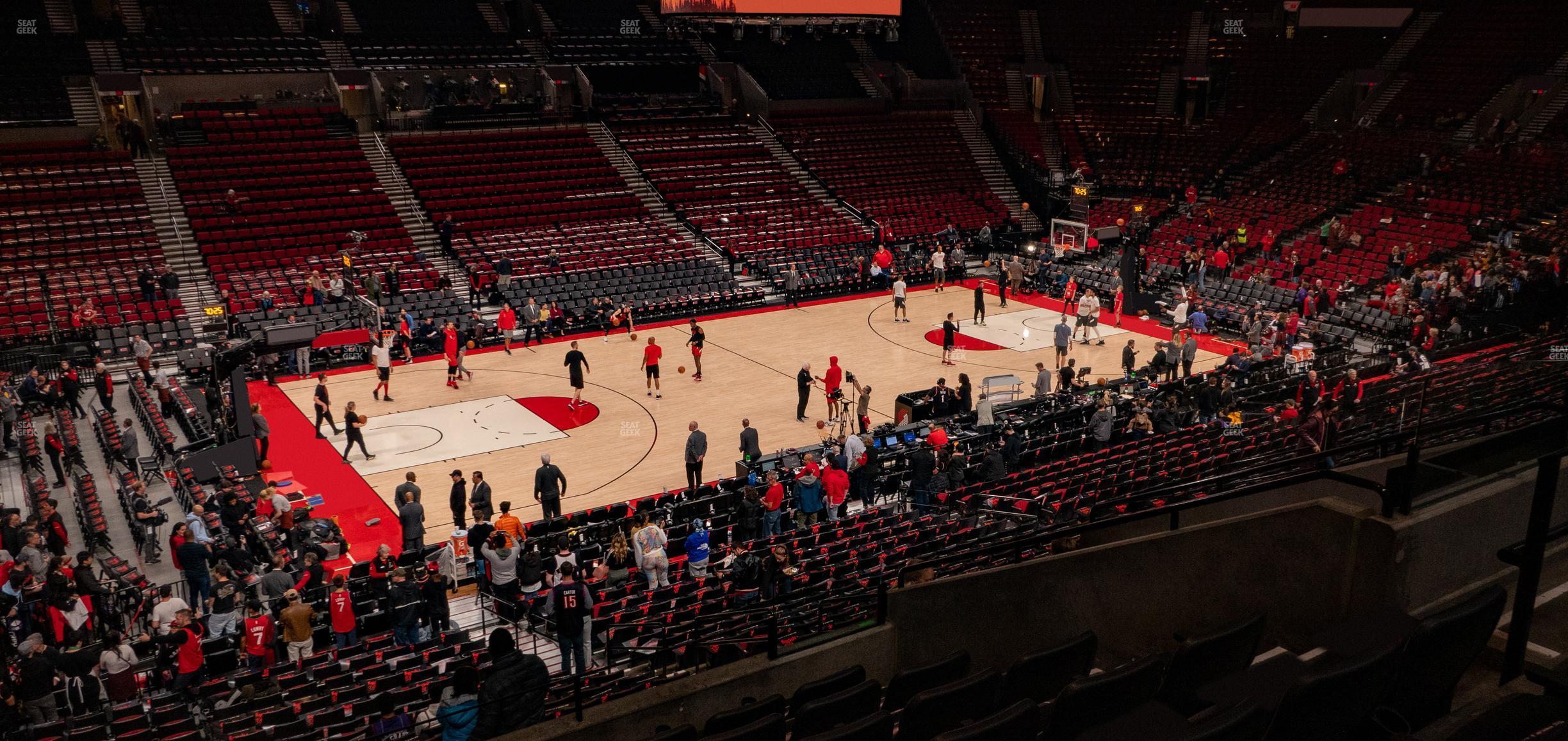 Seating view for Moda Center Section 203