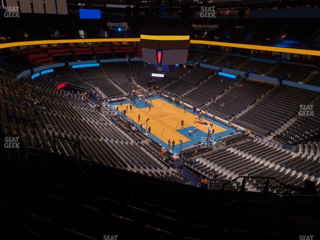 Seating view for Paycom Center Section 319