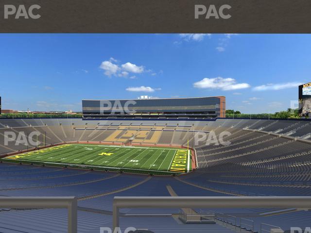 Seating view for Michigan Stadium Section 19