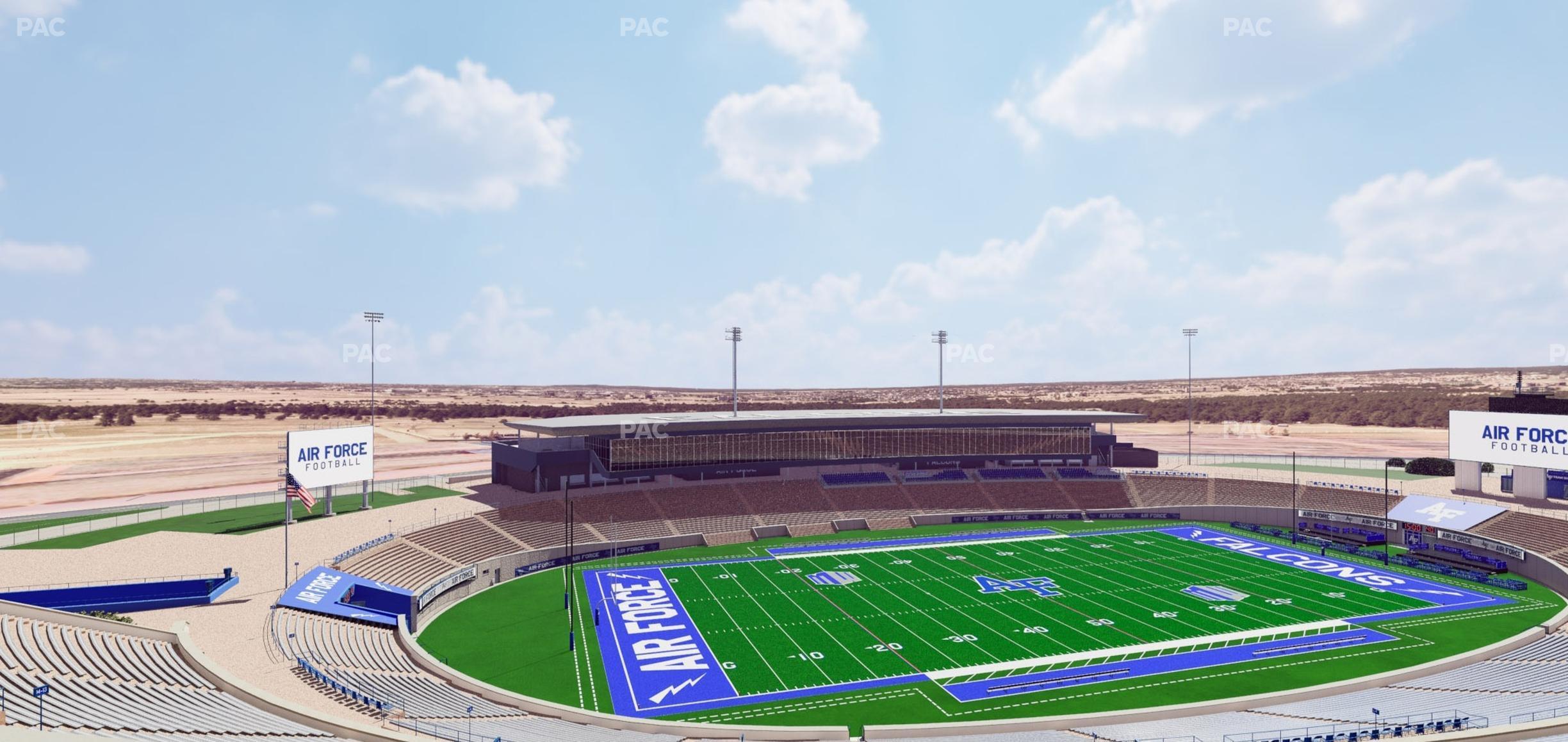 Seating view for Falcon Stadium Section U 11