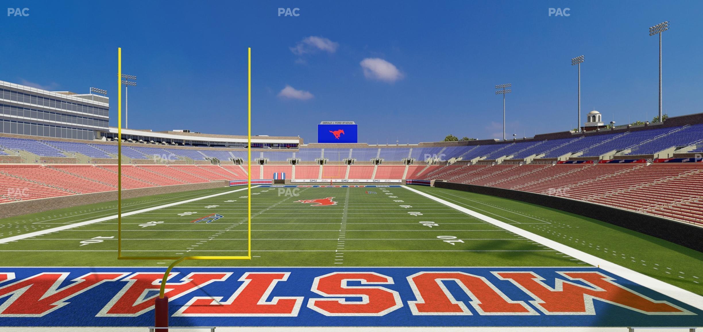 Seating view for Gerald Ford Stadium Section 231