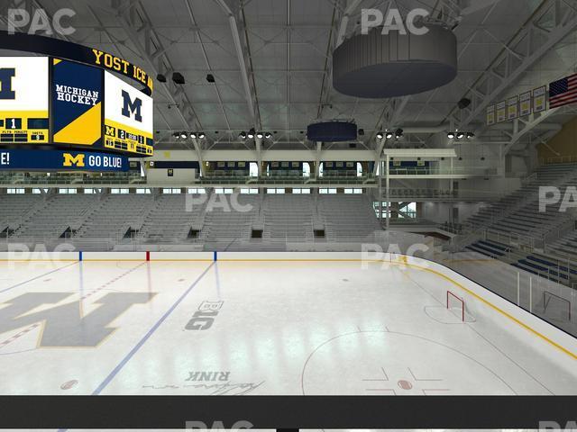 Seating view for Yost Arena Section 213