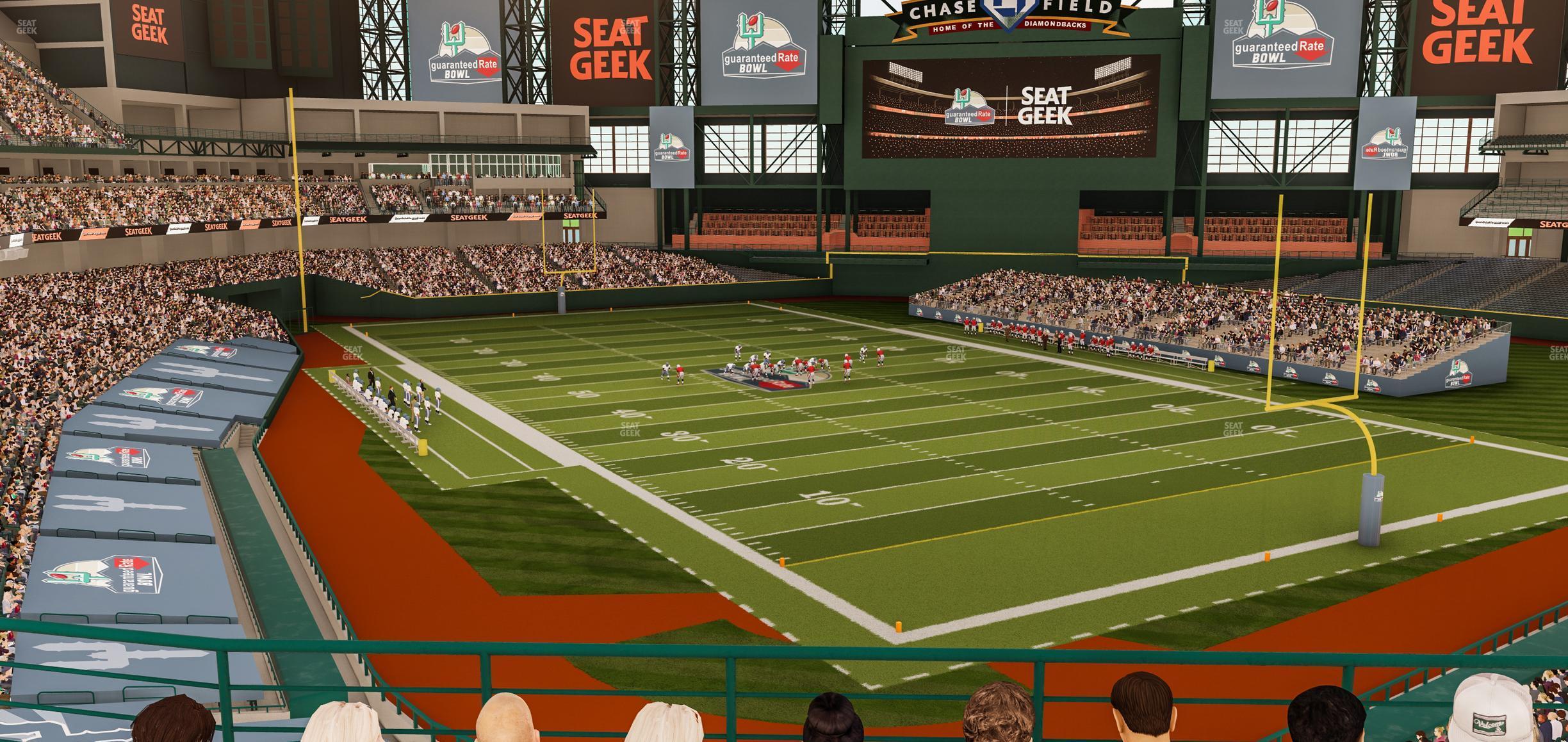 Seating view for Chase Field Section Suite 34