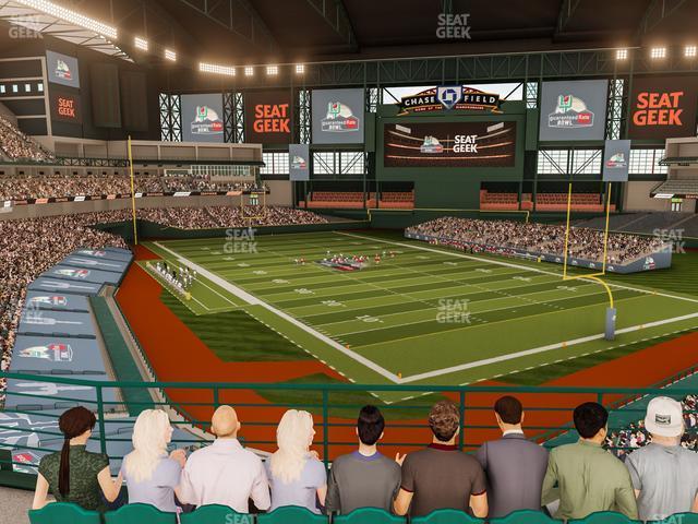 Seating view for Chase Field Section Suite 34