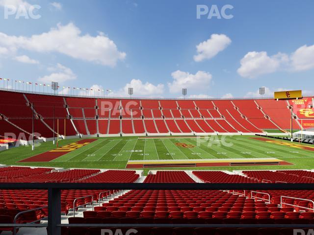 Seating view for Los Angeles Memorial Coliseum Section 107 B