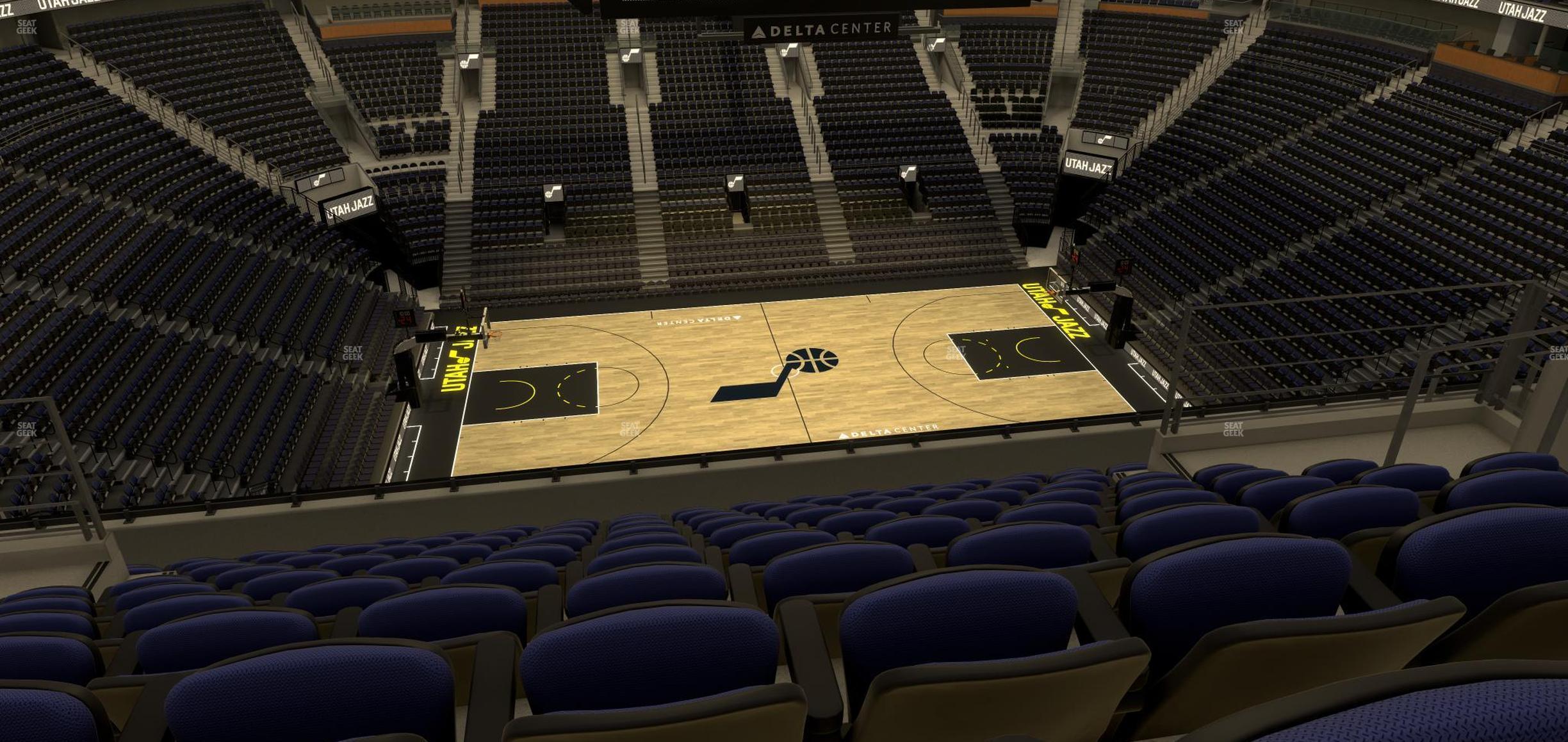 Seating view for Delta Center Section 113