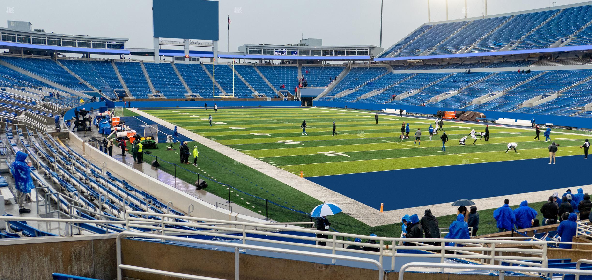 Seating view for Kroger Field Section 32