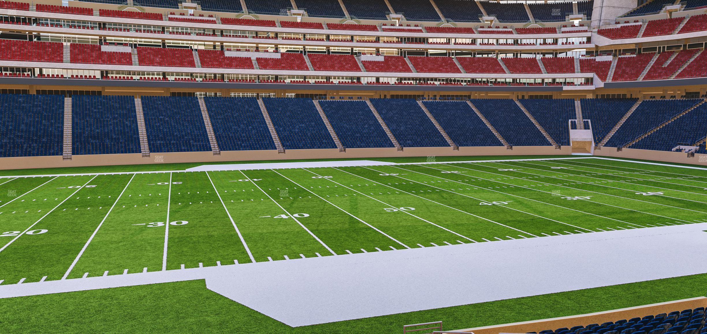 Seating view for NRG Stadium Section 108