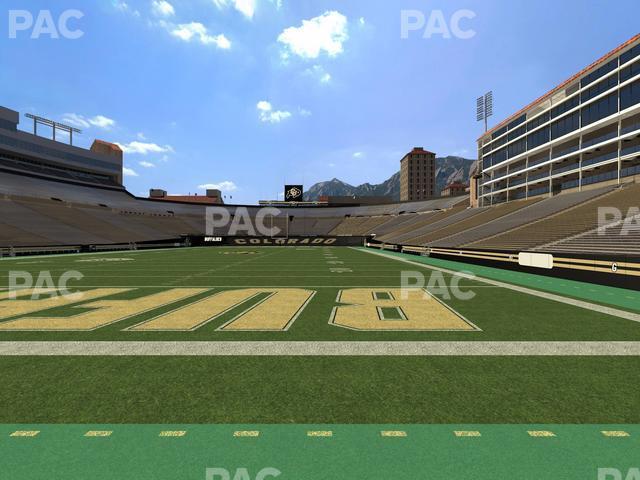 Seating view for Folsom Field Section Loge Box 160