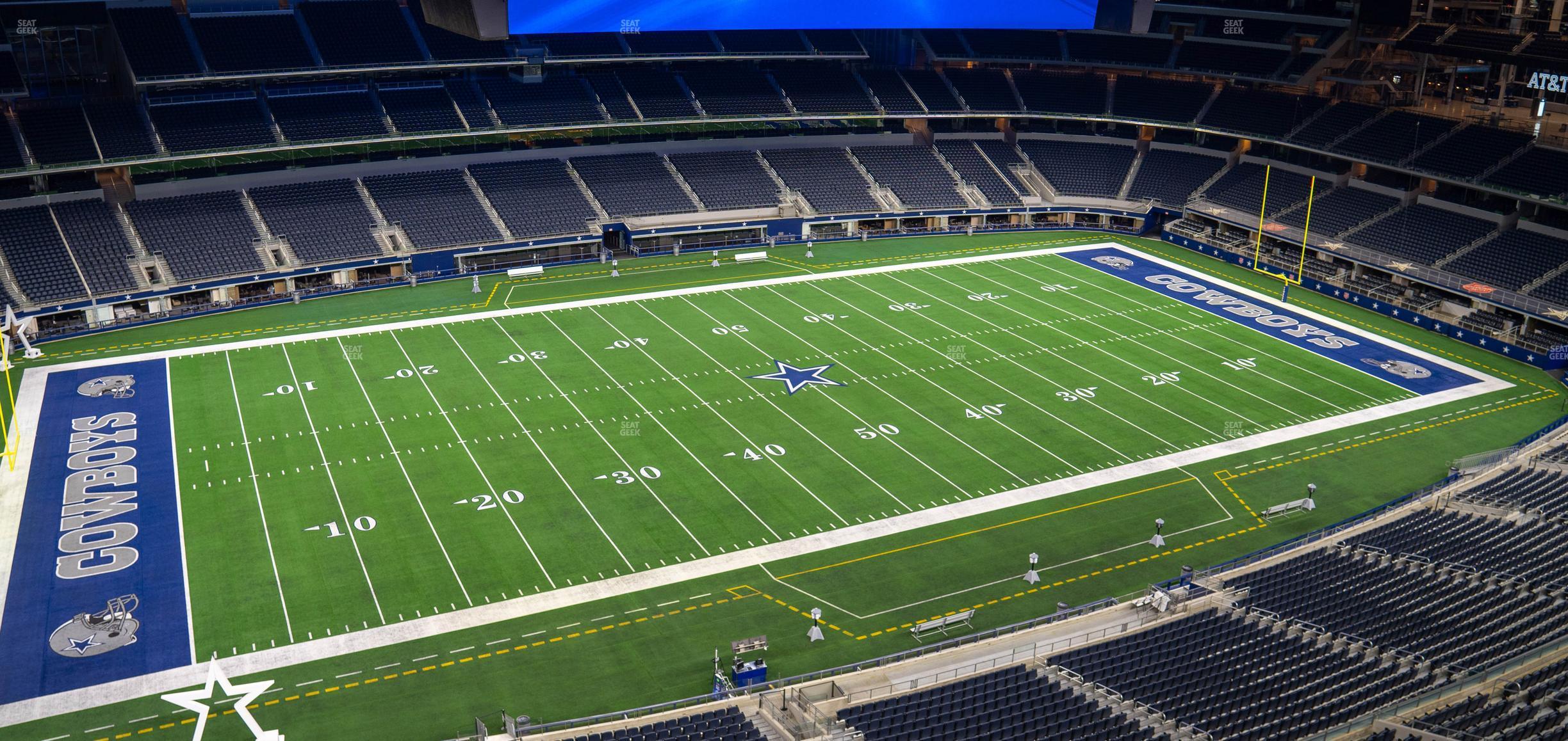 Seating view for AT&T Stadium Section Star Suite 607