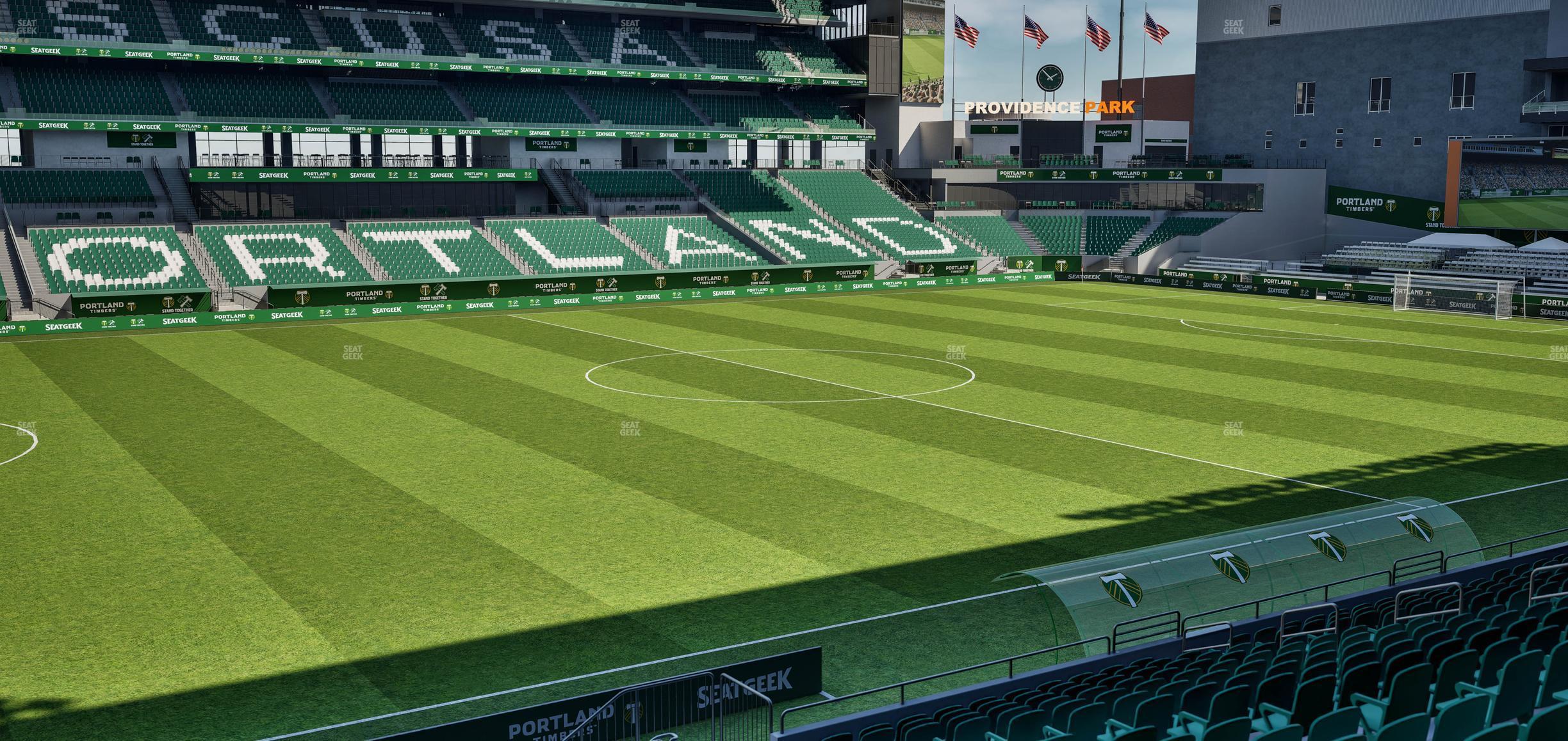 Seating view for Providence Park Section 115