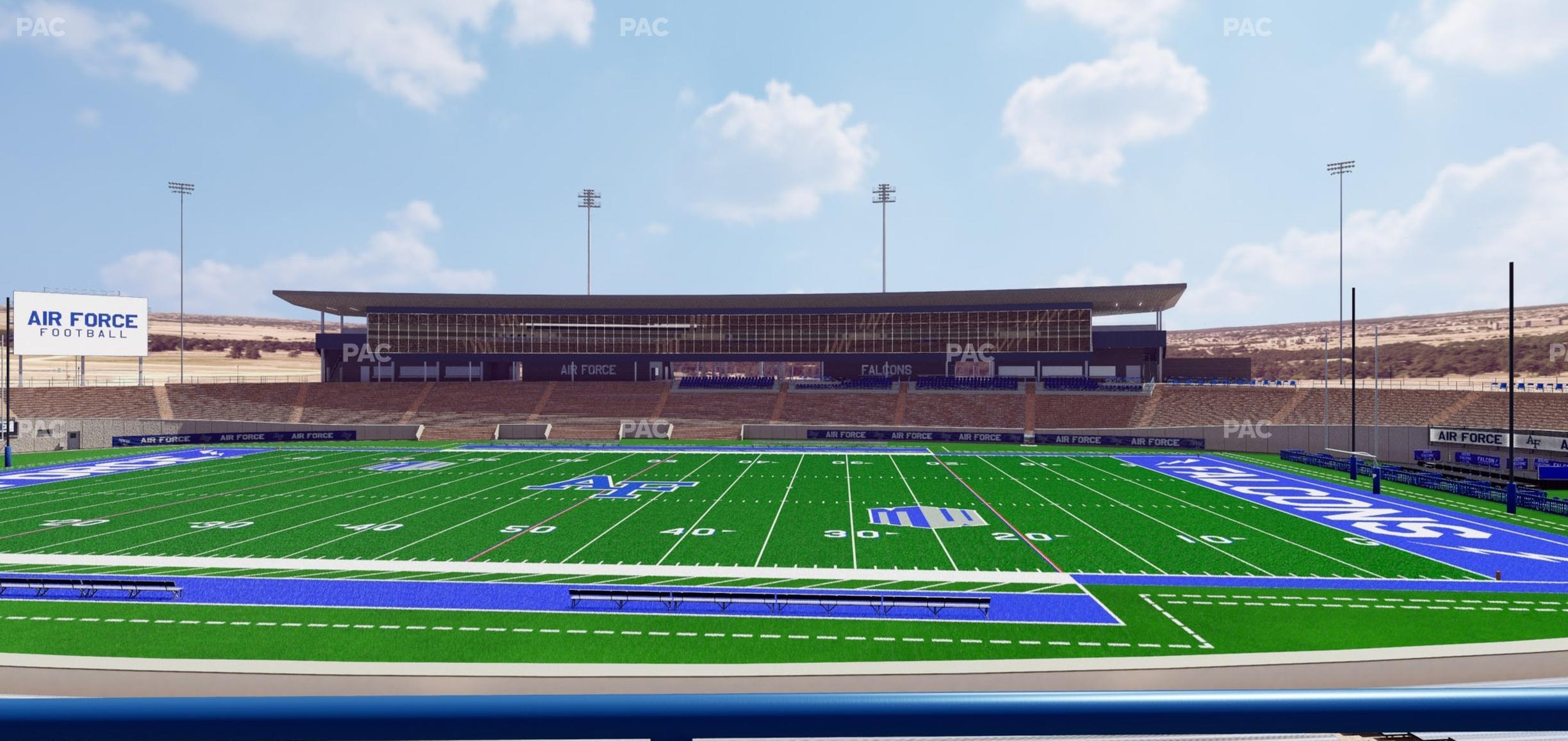 Seating view for Falcon Stadium Section L 7