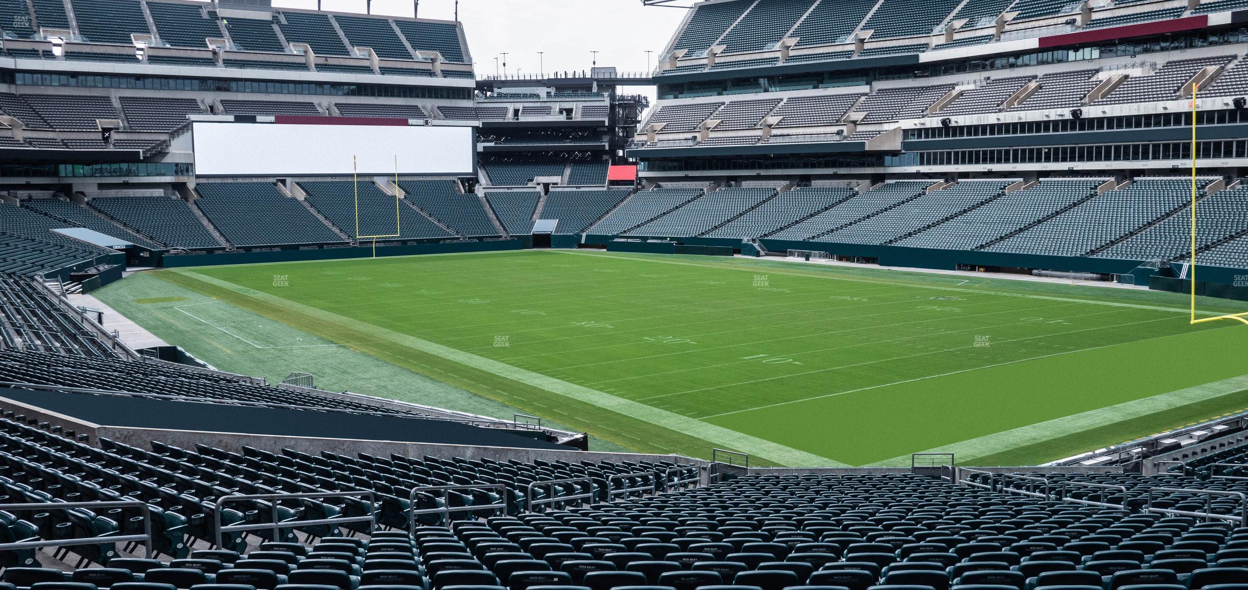 Seating view for Lincoln Financial Field Section 125