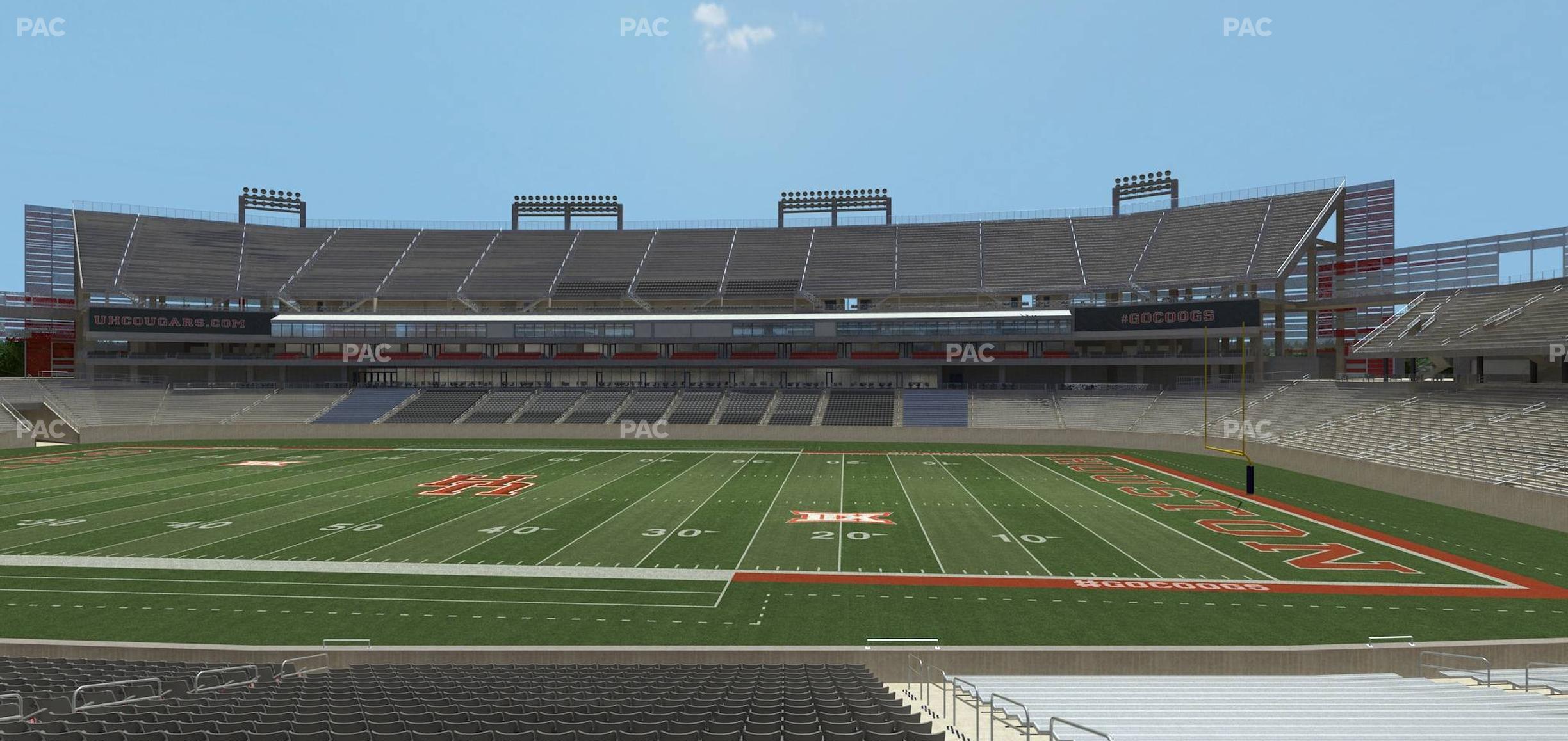 Seating view for TDECU Stadium Section 127