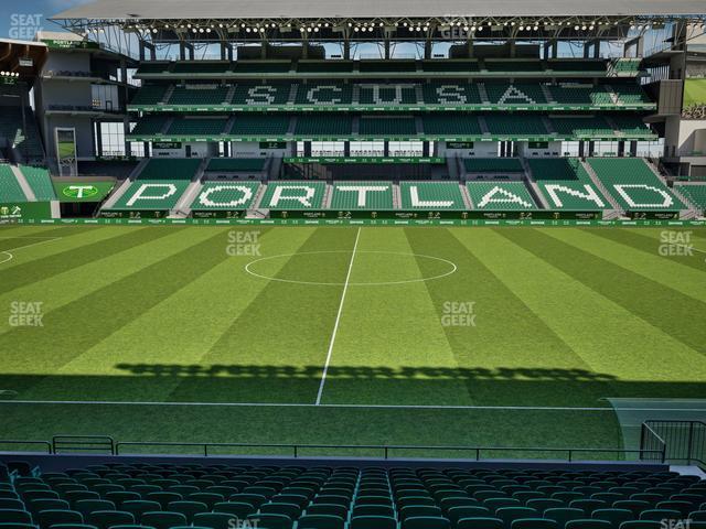 Seating view for Providence Park Section 118