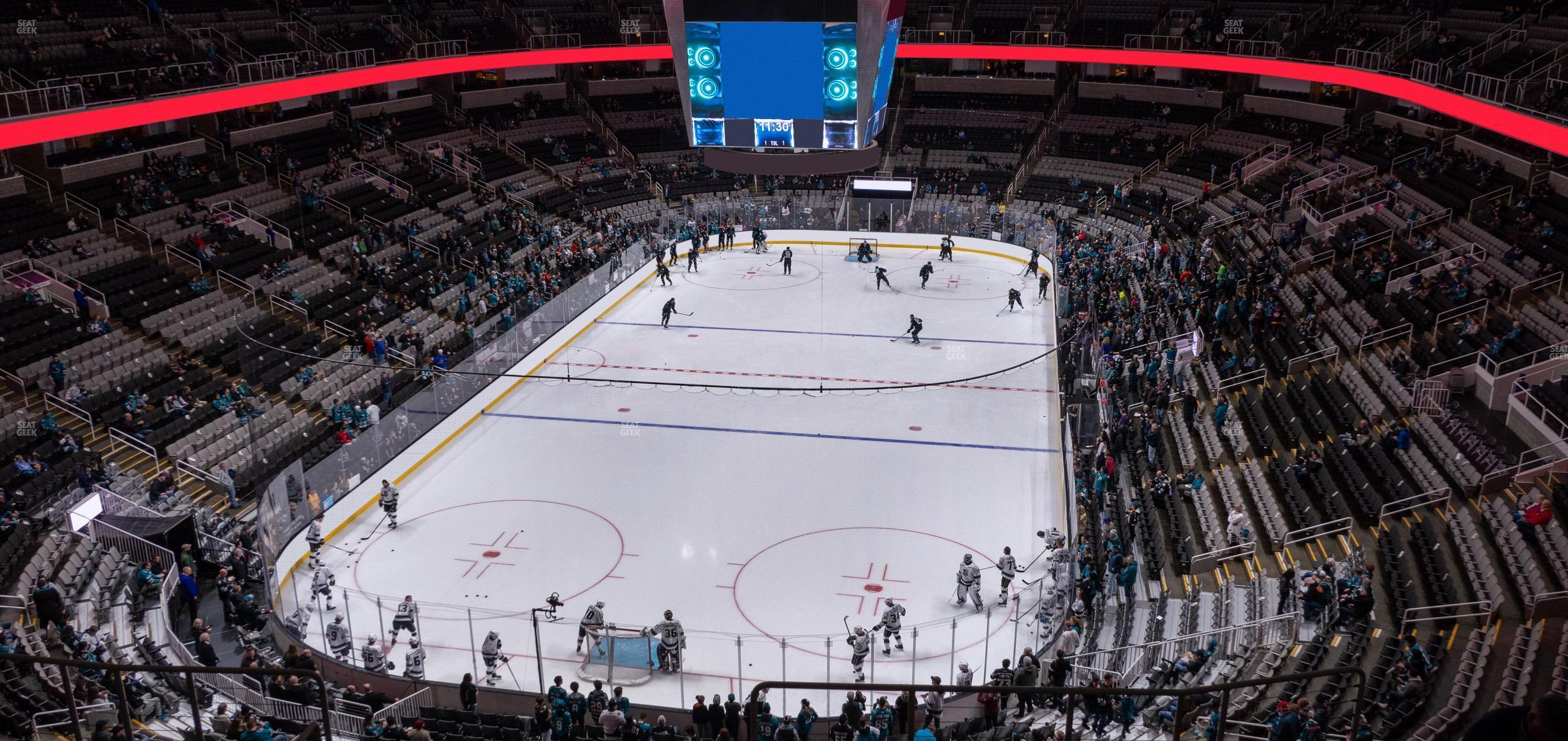 Seating view for SAP Center at San Jose Section 207