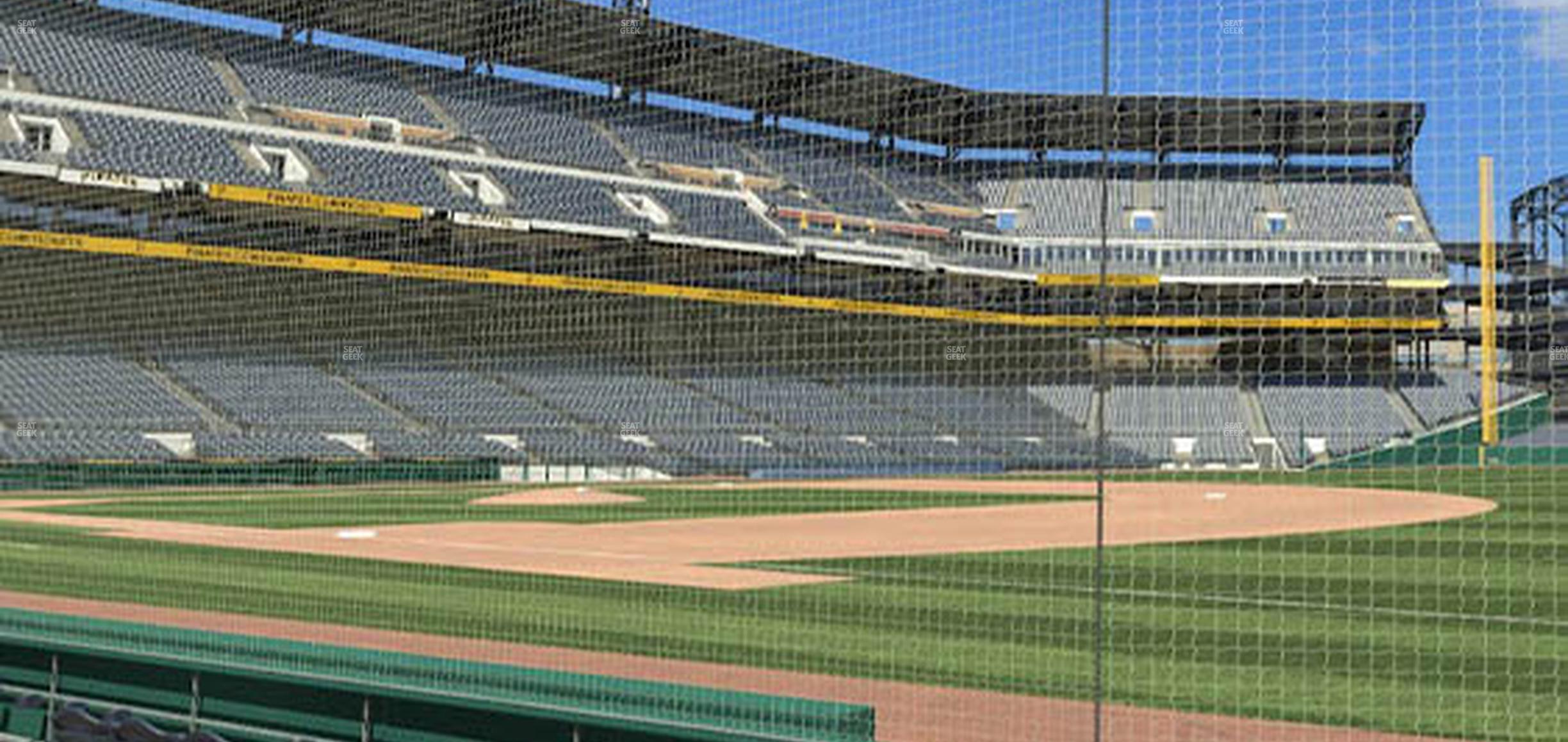 Seating view for PNC Park Section Field Box 5