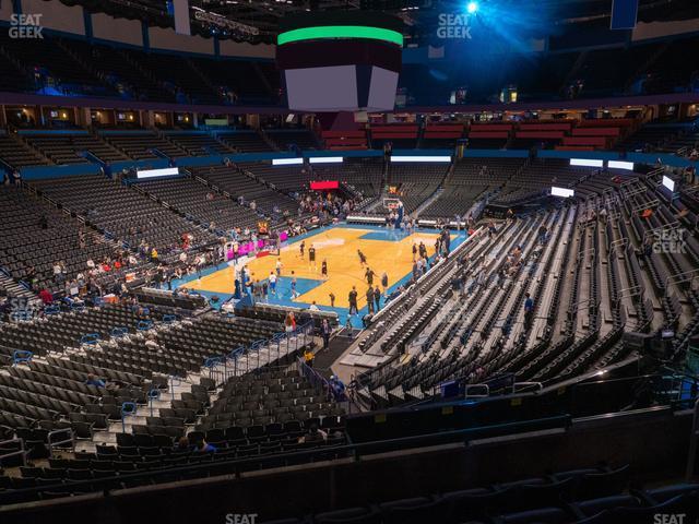 Seating view for Paycom Center Section 213