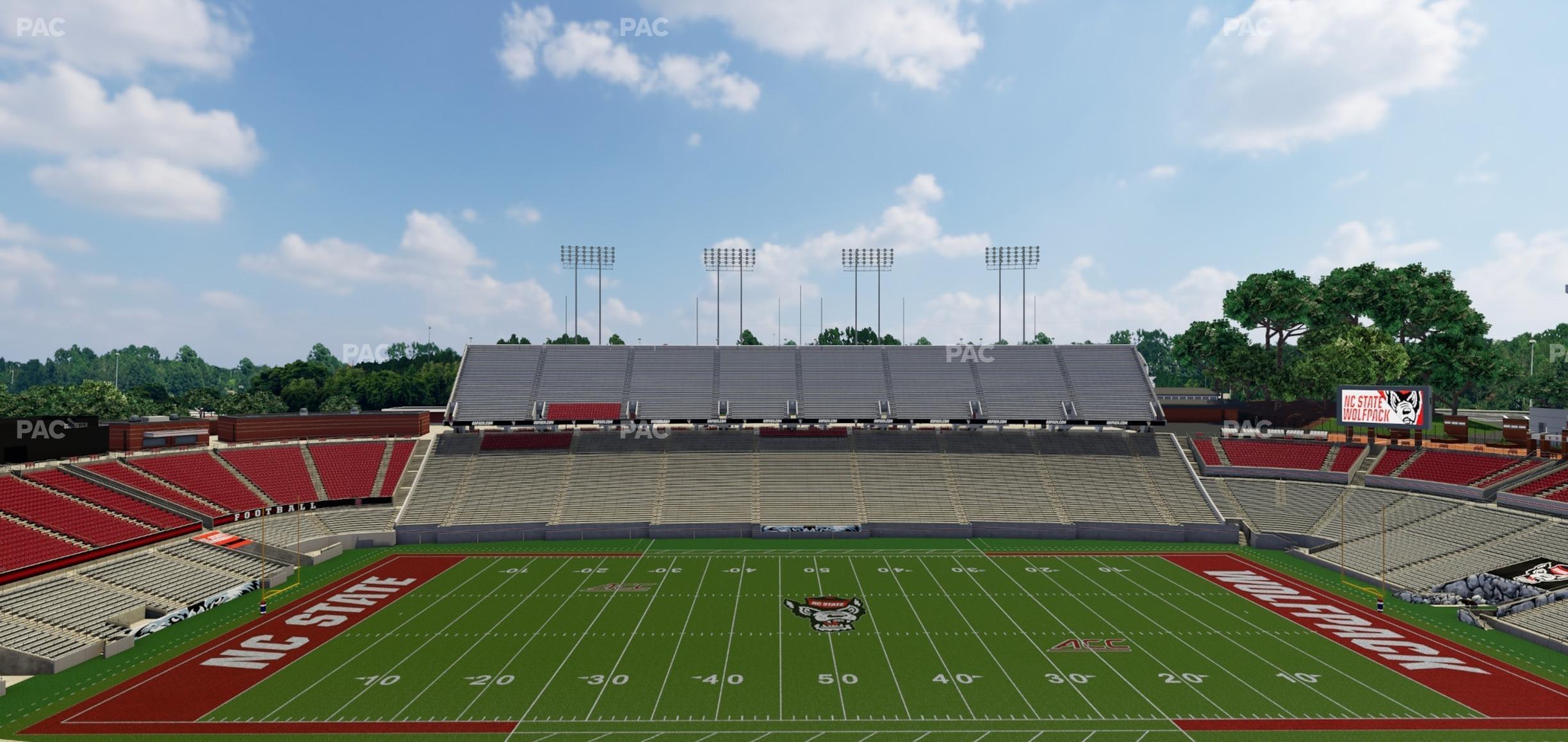 Seating view for Carter-Finley Stadium Section 28