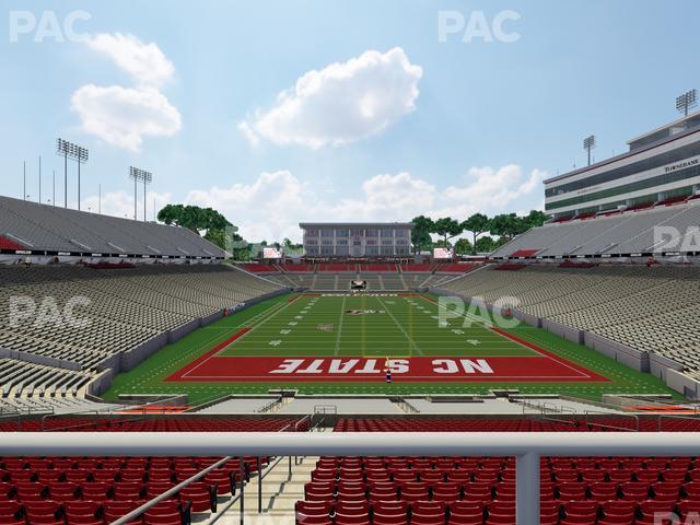 Seating view for Carter-Finley Stadium Section 222