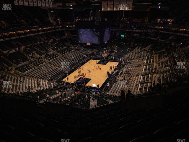 Seating view for Frost Bank Center Section 214