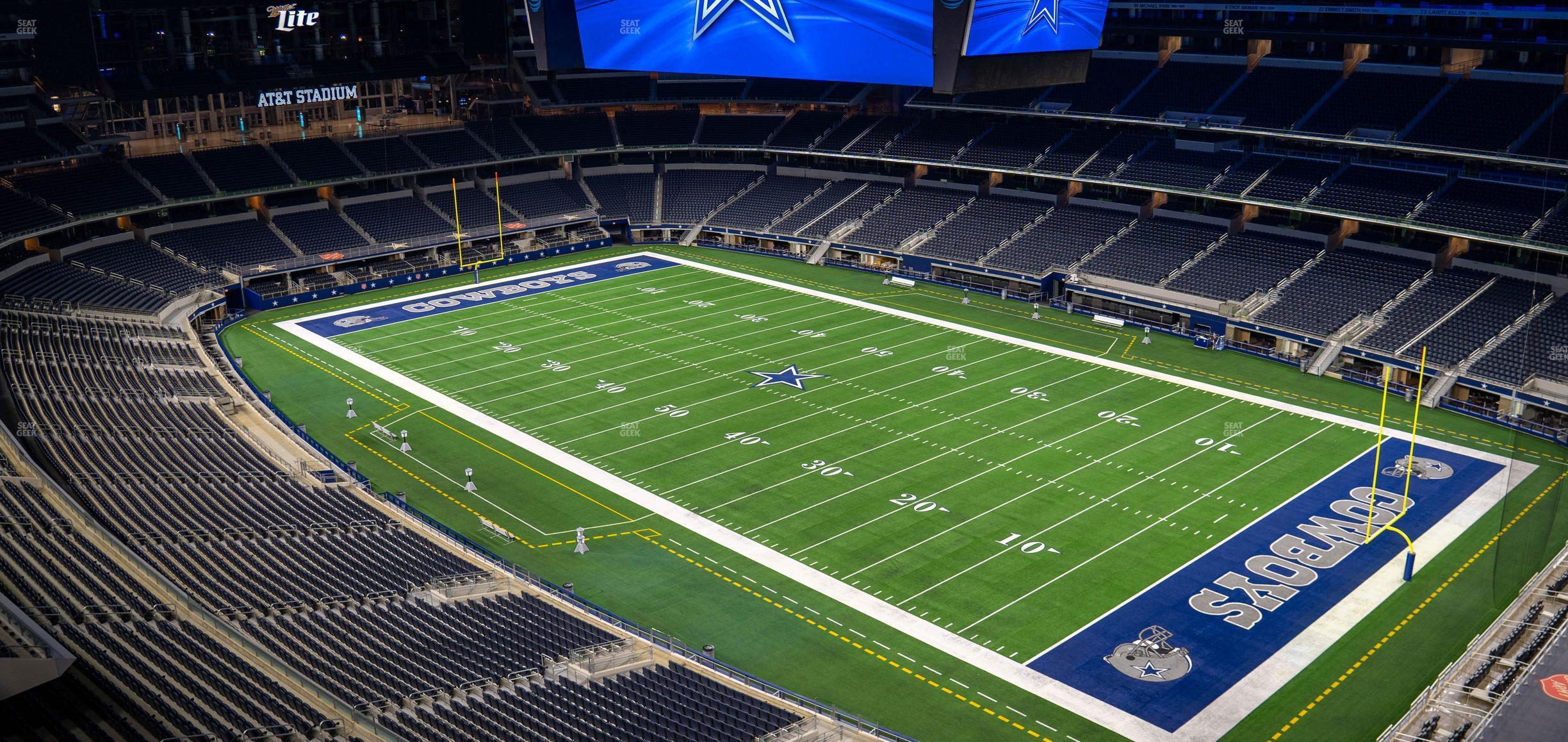 Seating view for AT&T Stadium Section Star Suite 622