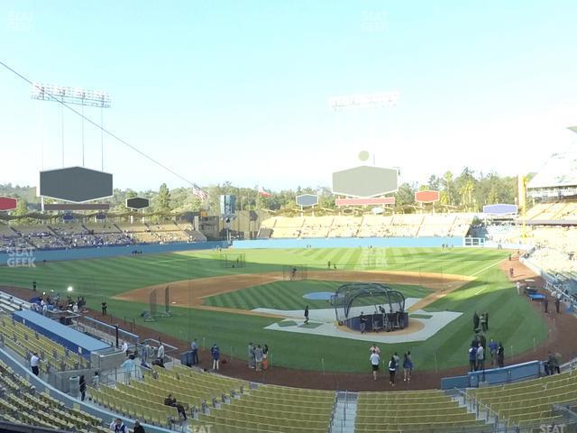 Seating view for Dodger Stadium Section 109 Lg