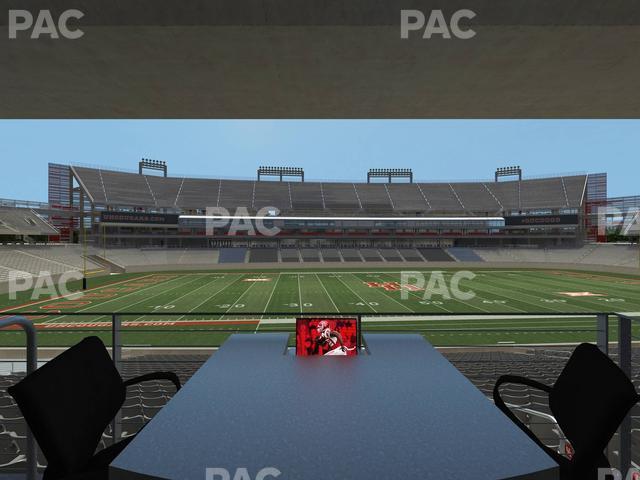 Seating view for TDECU Stadium Section Loge Box 38