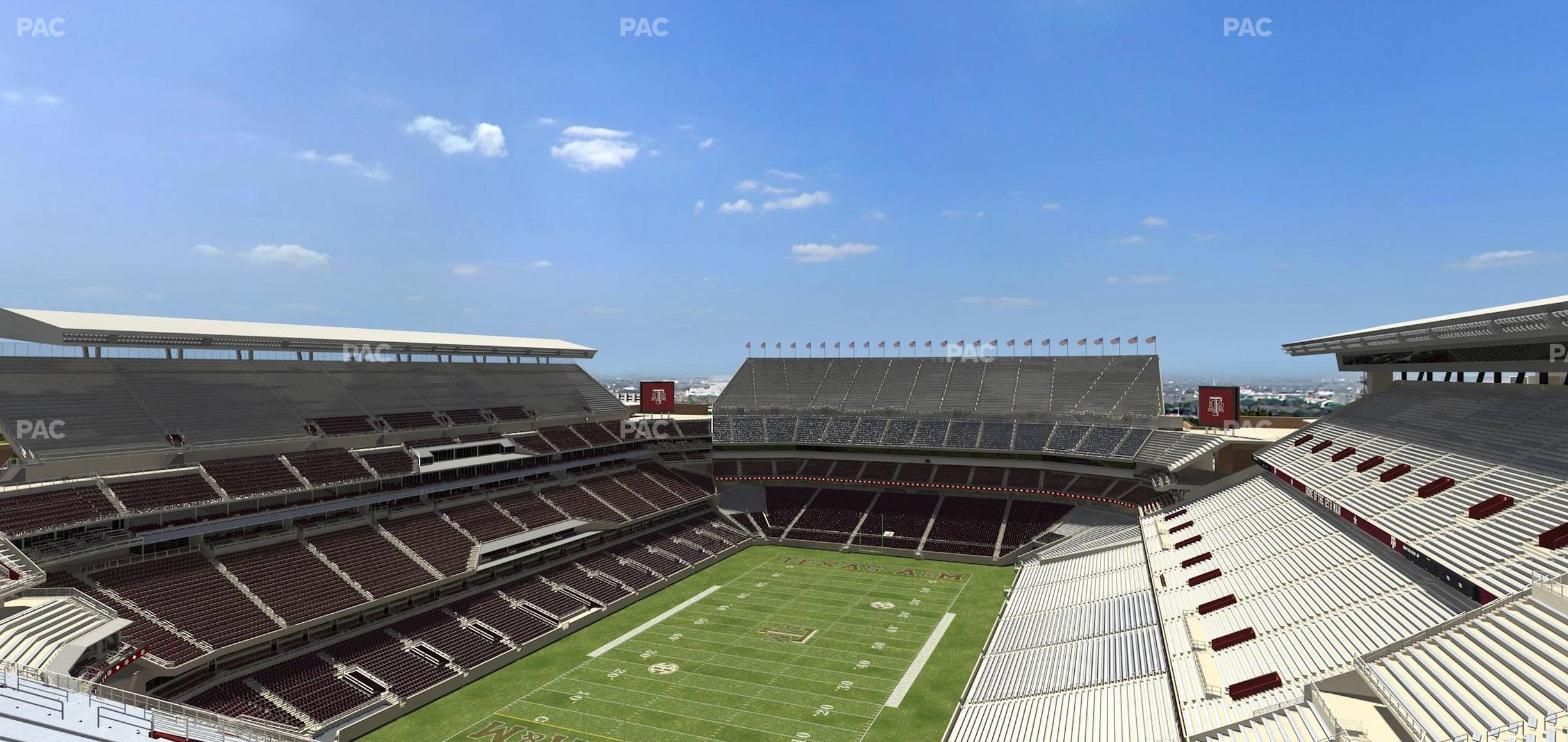 Seating view for Kyle Field Section 343